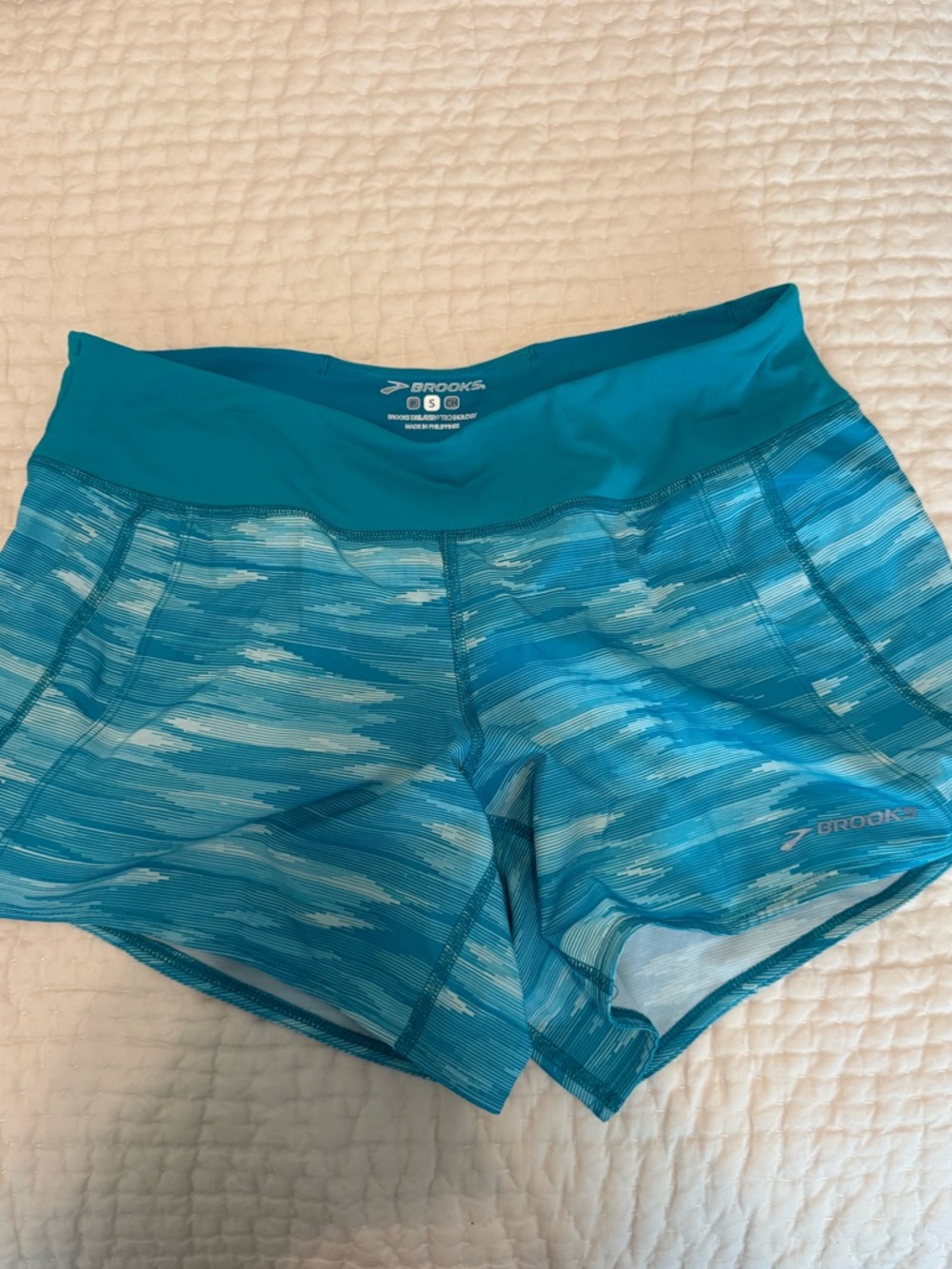Brooks Blue Running Shorts - Women